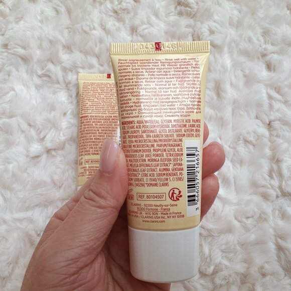 Clarins Hydrating Gentle Foaming Cleanser 30ml x 3 - Picture 3 of 4